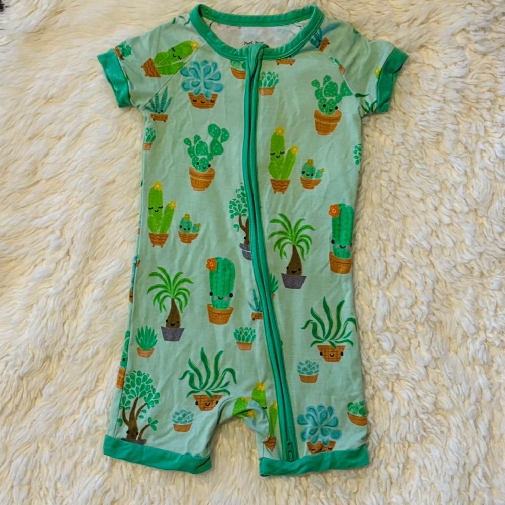 Little Sleepies Succulent Love Shorty 12-18
